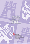 Portada de Mapas de Tráfico y de Velocidades 2021. Red Regional de Carreteras. Consejería de Movilidad y Transformación Digital. Dirección General de Carreteras e Infraestructuras; Ver imagen ampliada a través de Lightbox. Puede provocar un cambio de contexto.